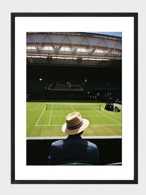 Man with the hat at Wimbledon