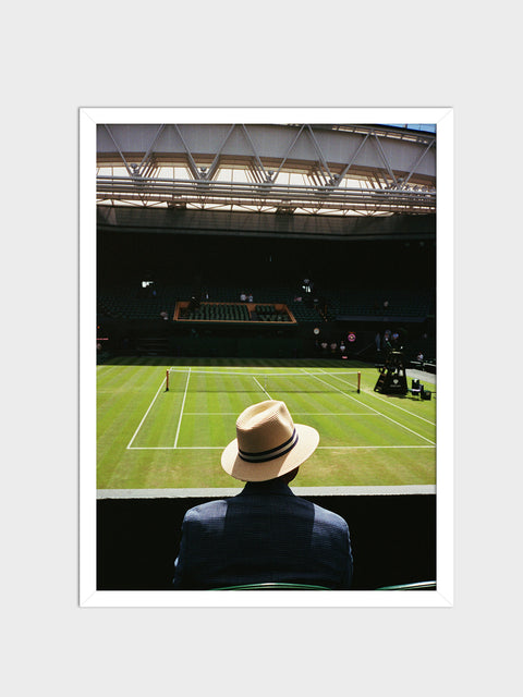 Man with the hat at Wimbledon