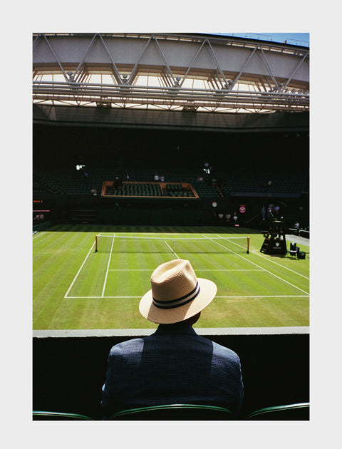 Man with the hat at Wimbledon